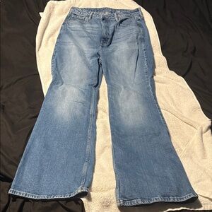 Old Navy Light Blue Wide Leg Jeans